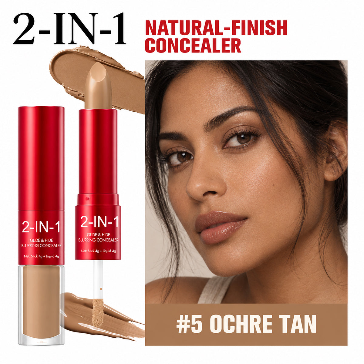 2-in-1 Blurring Concealer – Multi-Use Smoothing Makeup Stickrfectly