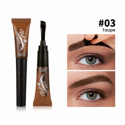 Waterproof Brow Tint – Peel‑off, easy apply. Covers greys