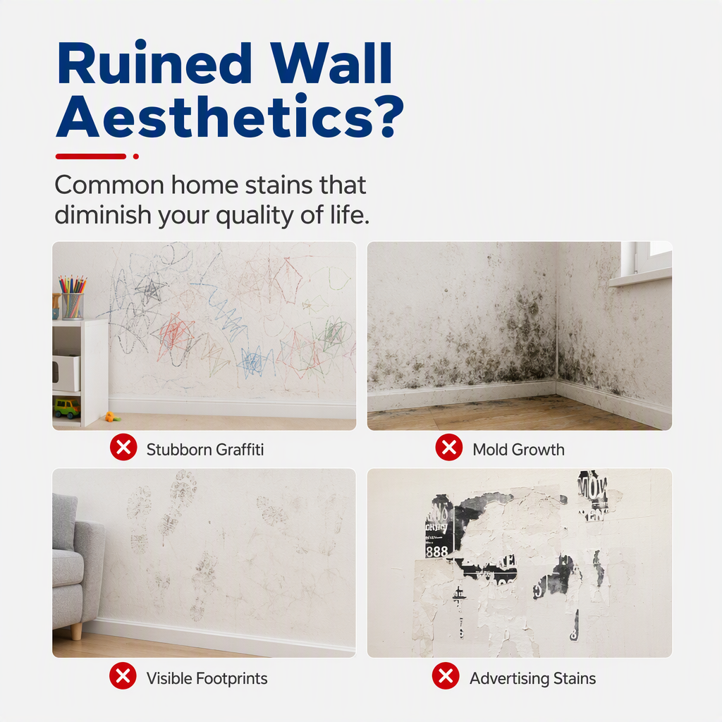 🛠️ Waterproof Wall Repair Paste with Integrated Roller Brush – Easy DIY Solution for Cracks, Holes & Wall Damage