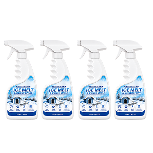 Outdoor De-Icing & Snow Melting Spray – pet-safe, dissolves frost on contact. Clear steps, walkways & patios fast 🔥