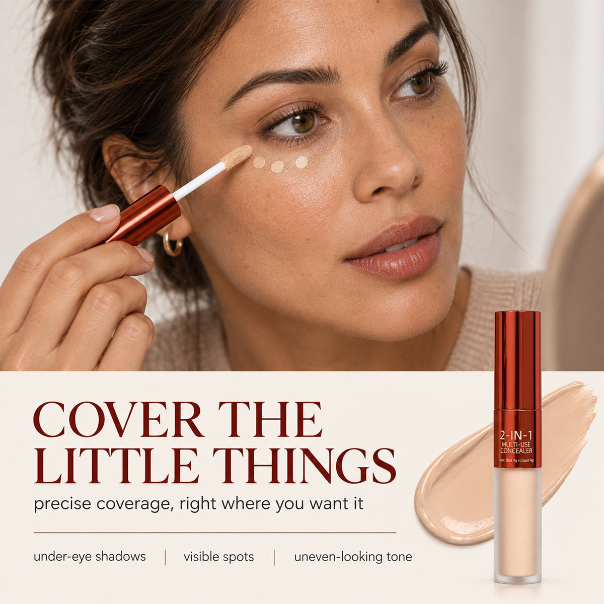 2-in-1 Blurring Concealer – Multi-Use Smoothing Makeup Stickrfectly