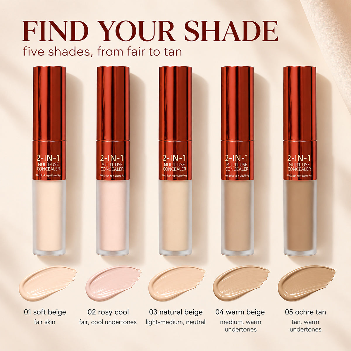 2-in-1 Blurring Concealer – Multi-Use Smoothing Makeup Stickrfectly