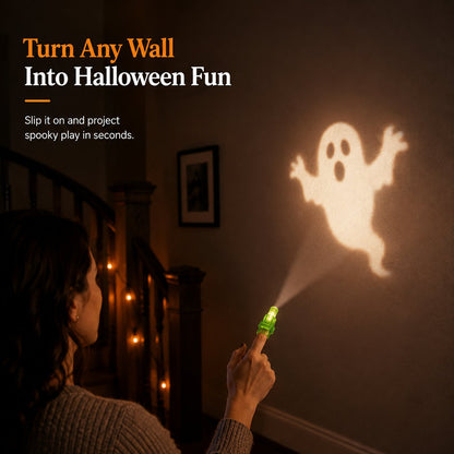 🎃12PCS Halloween Finger Projector Lights – Mini Pattern Projector