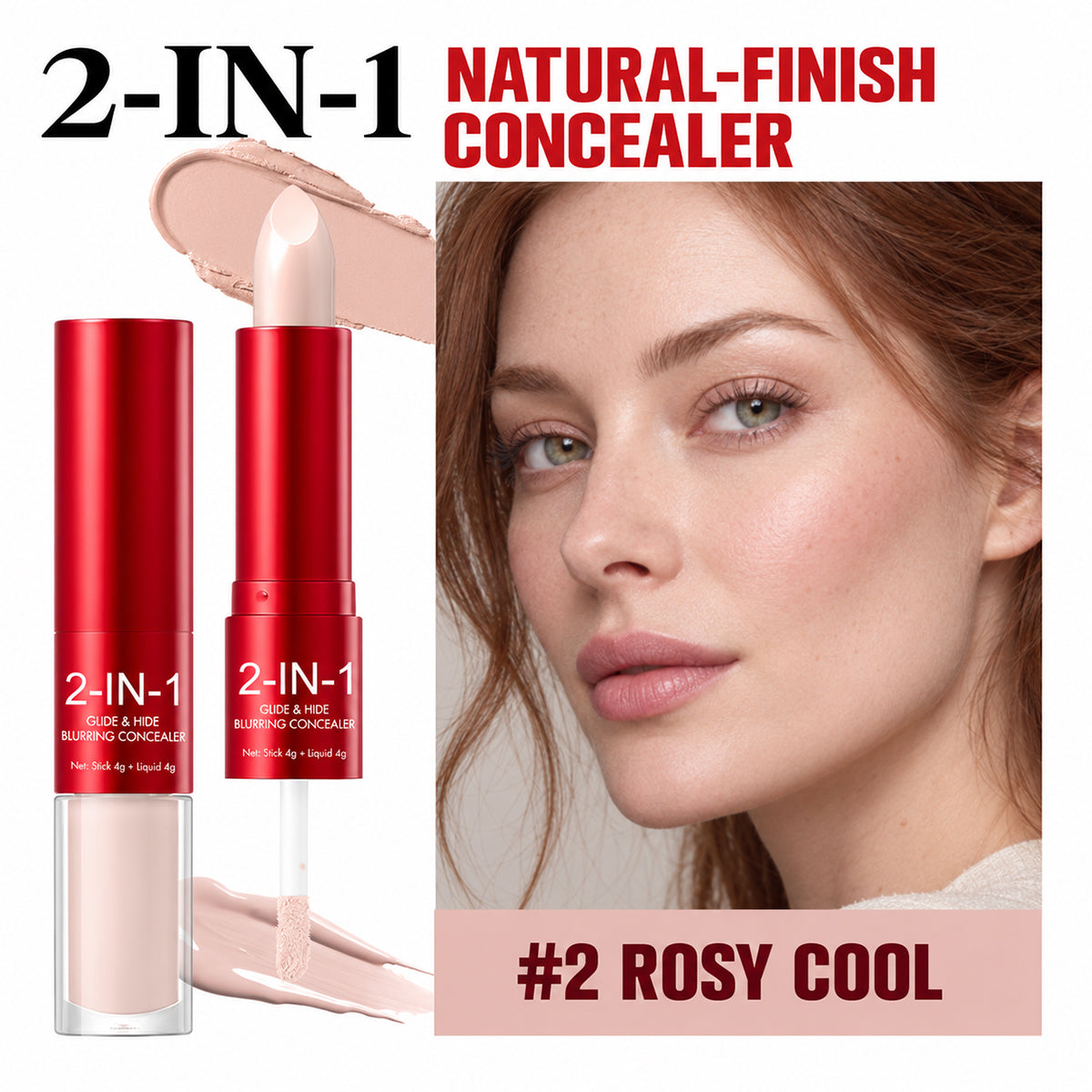 2-in-1 Blurring Concealer – Multi-Use Smoothing Makeup Stickrfectly