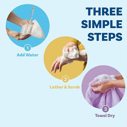 🎁Last Day 49% OFF - Freshness Anytime, Anywhere! 25 Large Rinse-Free Bathing Wipes for Adults
