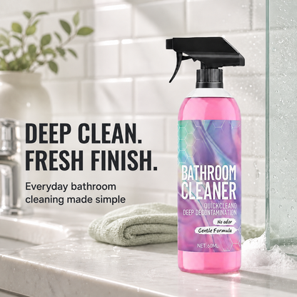 Bathroom Cleaner: Sparkle in Seconds, No Harsh Fumes