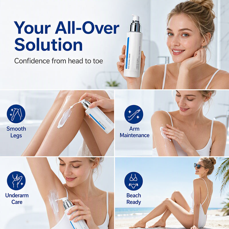 🎉50% Off! ✨Soothing Hair Removal Cream for Sensitive Skin