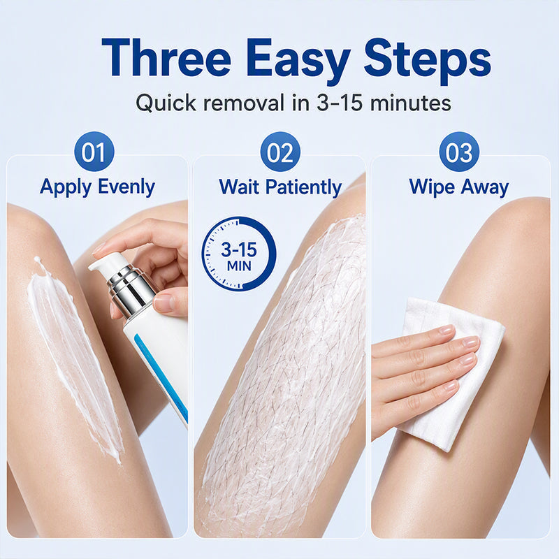 🎉50% Off! ✨Soothing Hair Removal Cream for Sensitive Skin